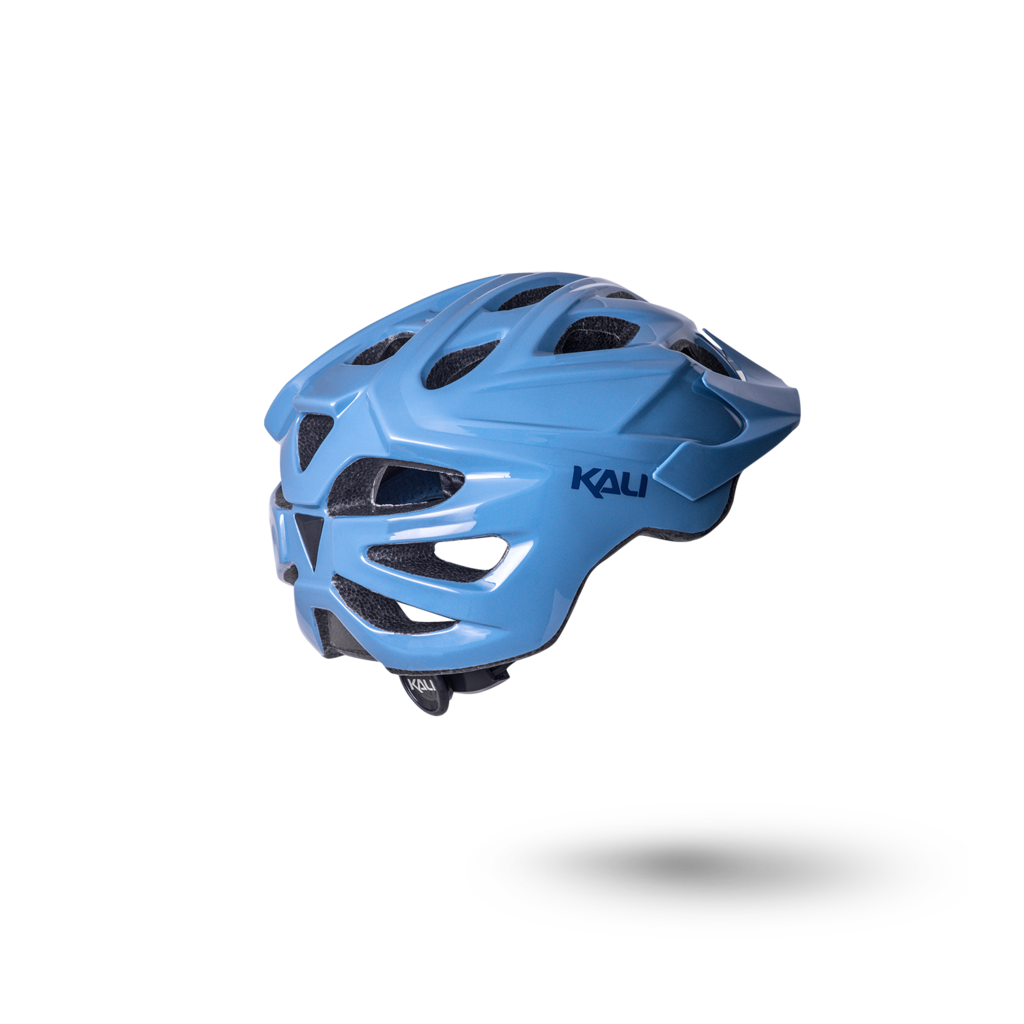 Kali Protectives Chakra Solo Adult Trail MTB Helmet Solid Thunder Blue Back