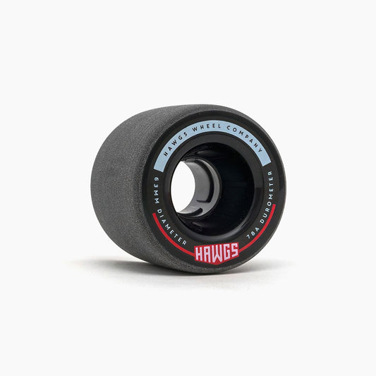 Landyachtz Hawgs Wheels 63mm 78a Fatty Fattie Hawgs Black Stoneground
