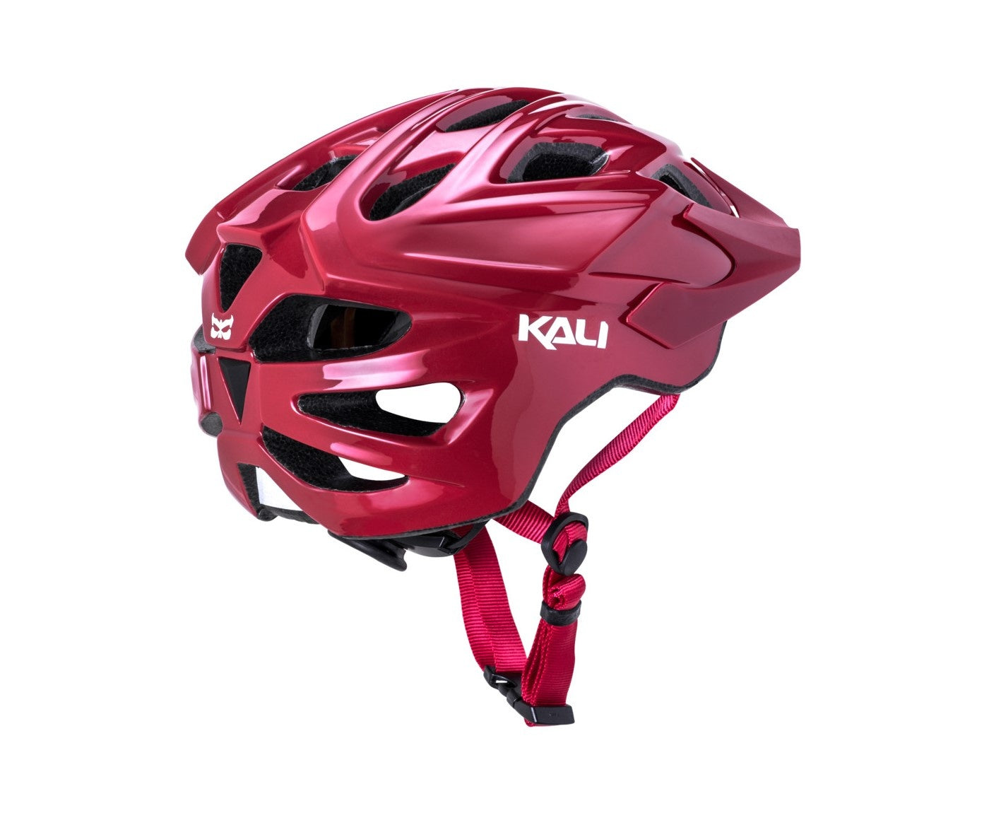 Kali Protectives Chakra Solo Adult Trail MTB Helmet Brick Red Front