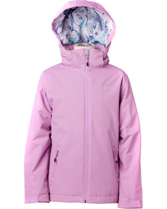 Rojo Outer Wear Maisey Girls Youth Kids insulated winter ski snowboard jacket smokey grape