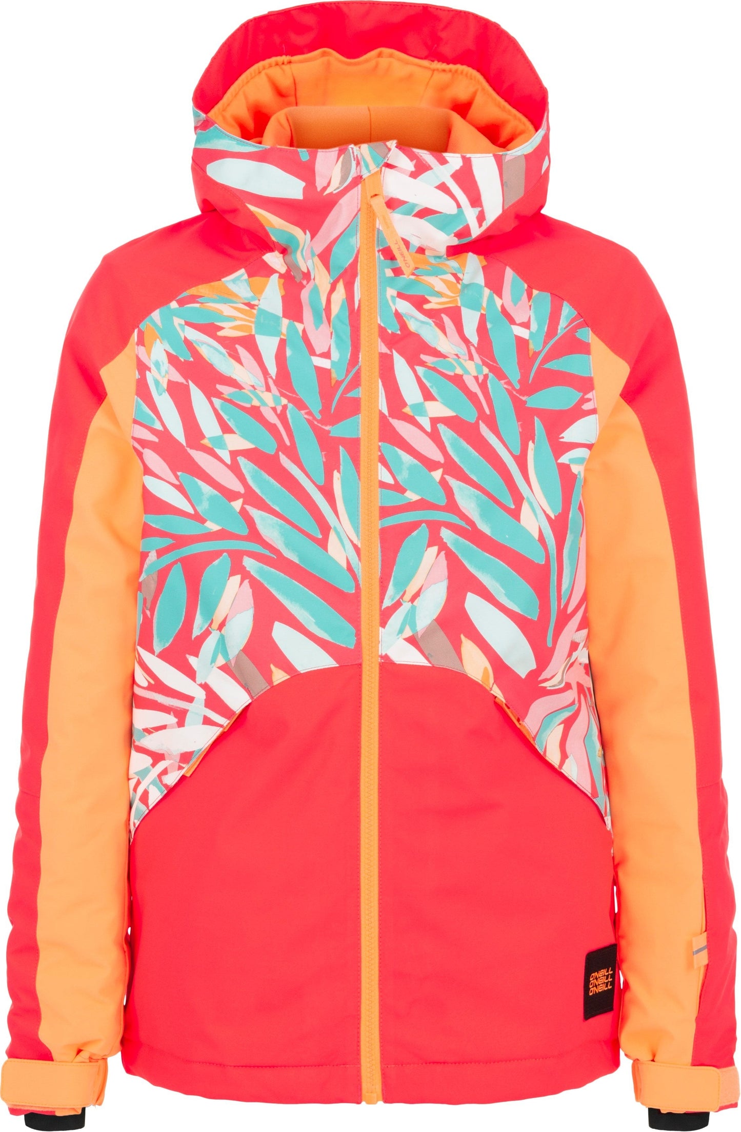 O'Neill Girl's Allure Ski and Snowboard Jacket Red Front