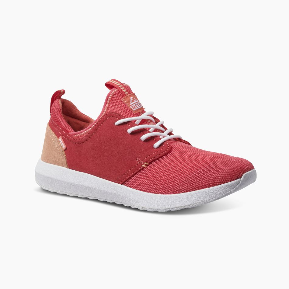 Reef Women's Cruiser Walk Shoe Raspberry Red Angle Main