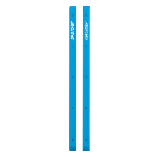 Santa Cruz Slimline Skateboard Rails Cyan Blue Front