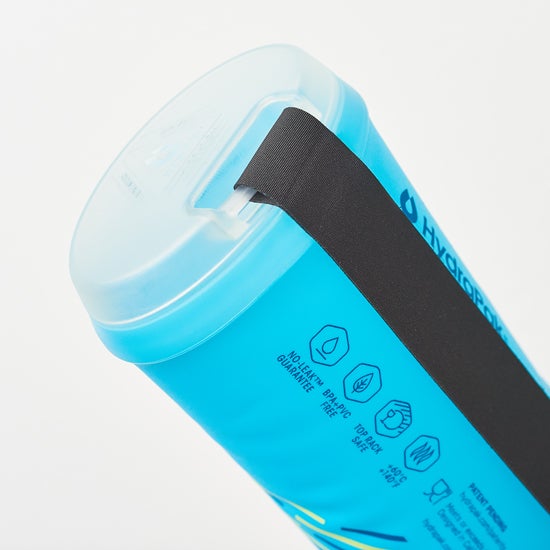 HydraPak SkyFlask 500 ml Collapsible Water Bottle Malibu Blue Bottom