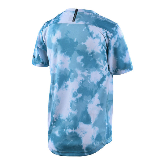 Troy Lee Designs Boys Girls Mountain Bike Youth Flowline SS MTB Jersey Plot Ivy Back