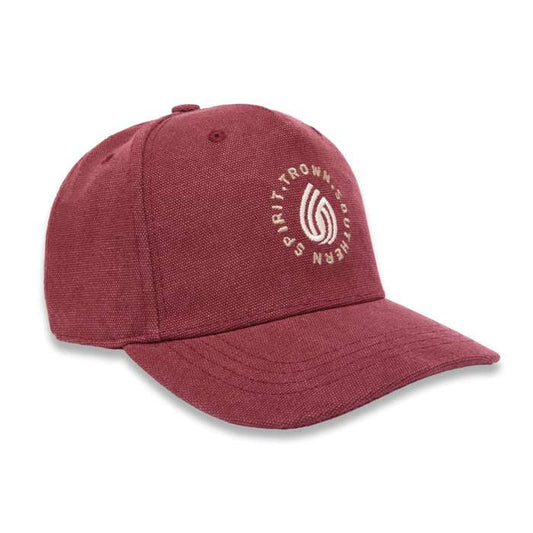 Trown Southern Spirit Sur Drop Red Strapback Unisex Semi-Flat Curved Brim Cap