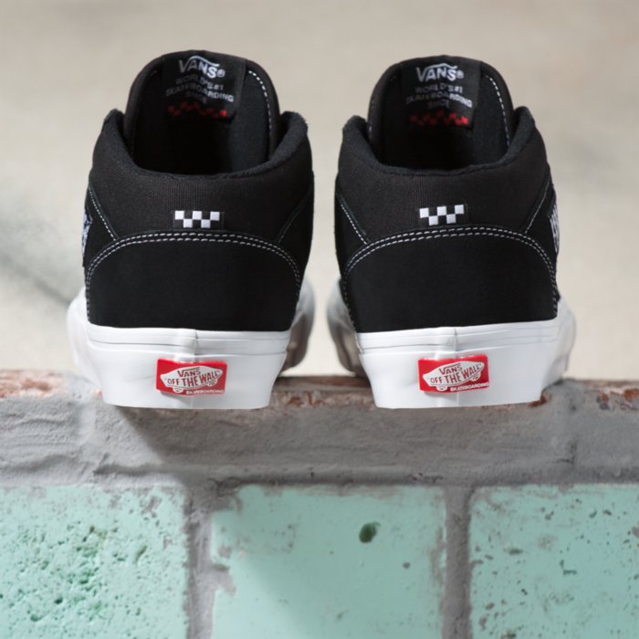 VANS Skate Half Cab® Black White Back Heel