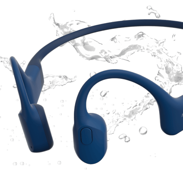 Shokz OpenRun Open Ear Headphones Ear Buds Blue