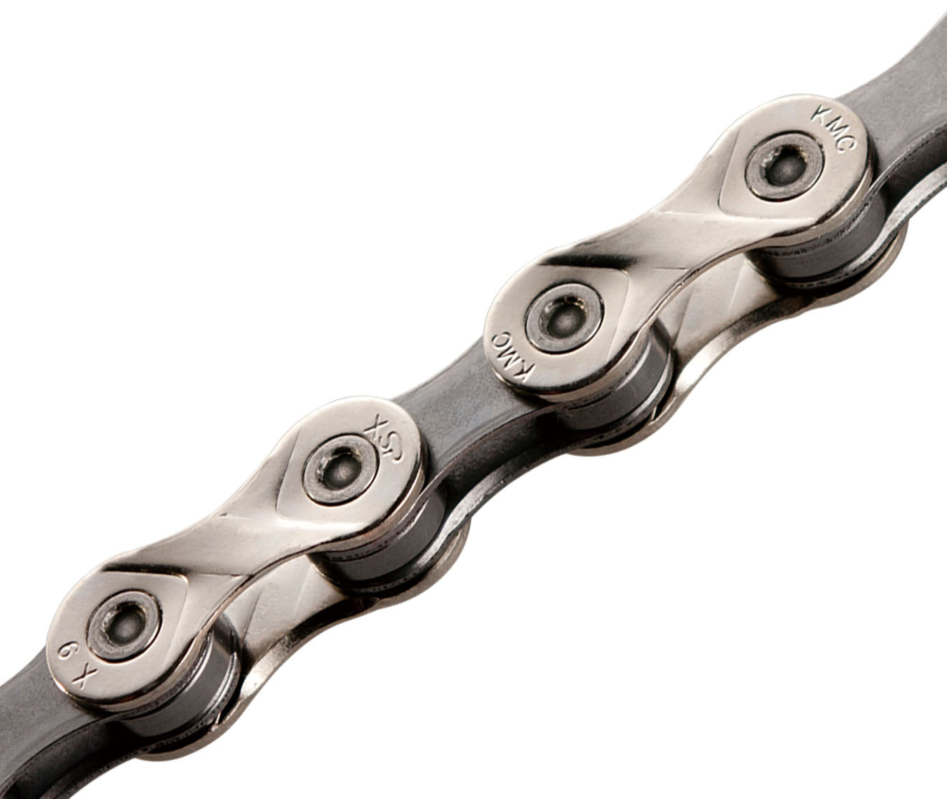 KMC X9 9speed mountain road cyclocross touring city bike chain silver/gray