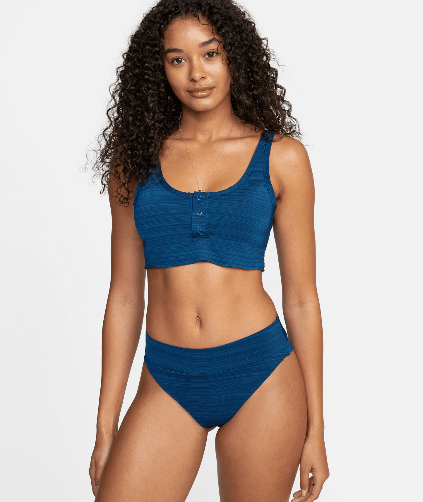 RVCA Women's Rowan Crop Top Bikini Top