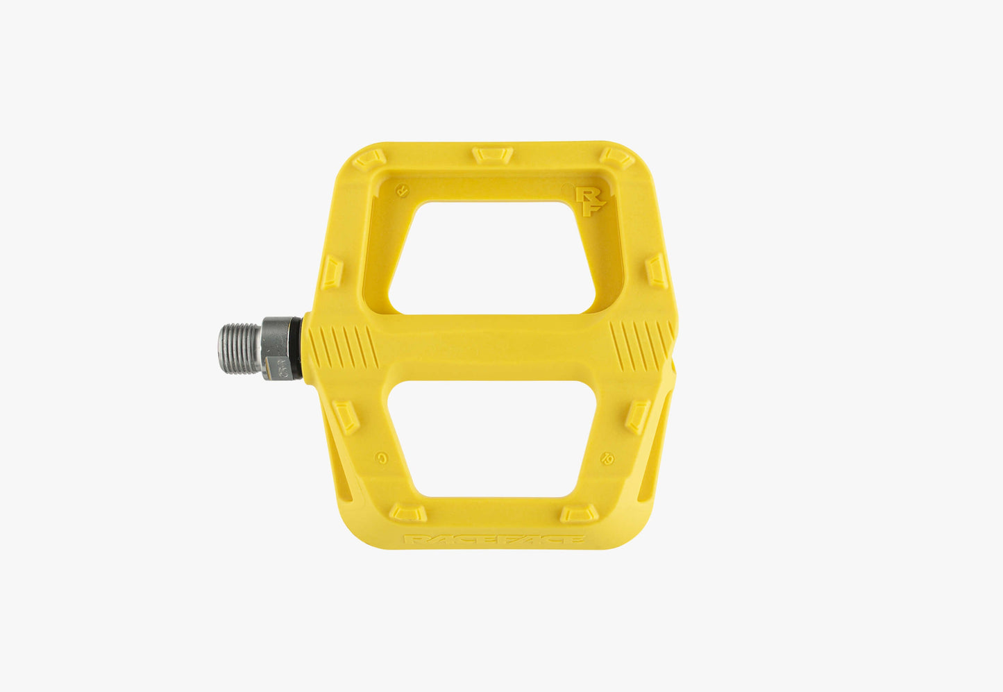 Raceface Ride Platform Pedals Yellow Composite 9/16" Top