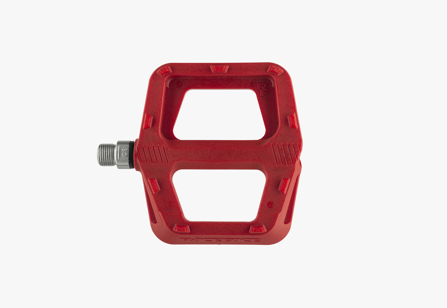 Raceface Ride Platform Pedals Red Composite 9/16" Top