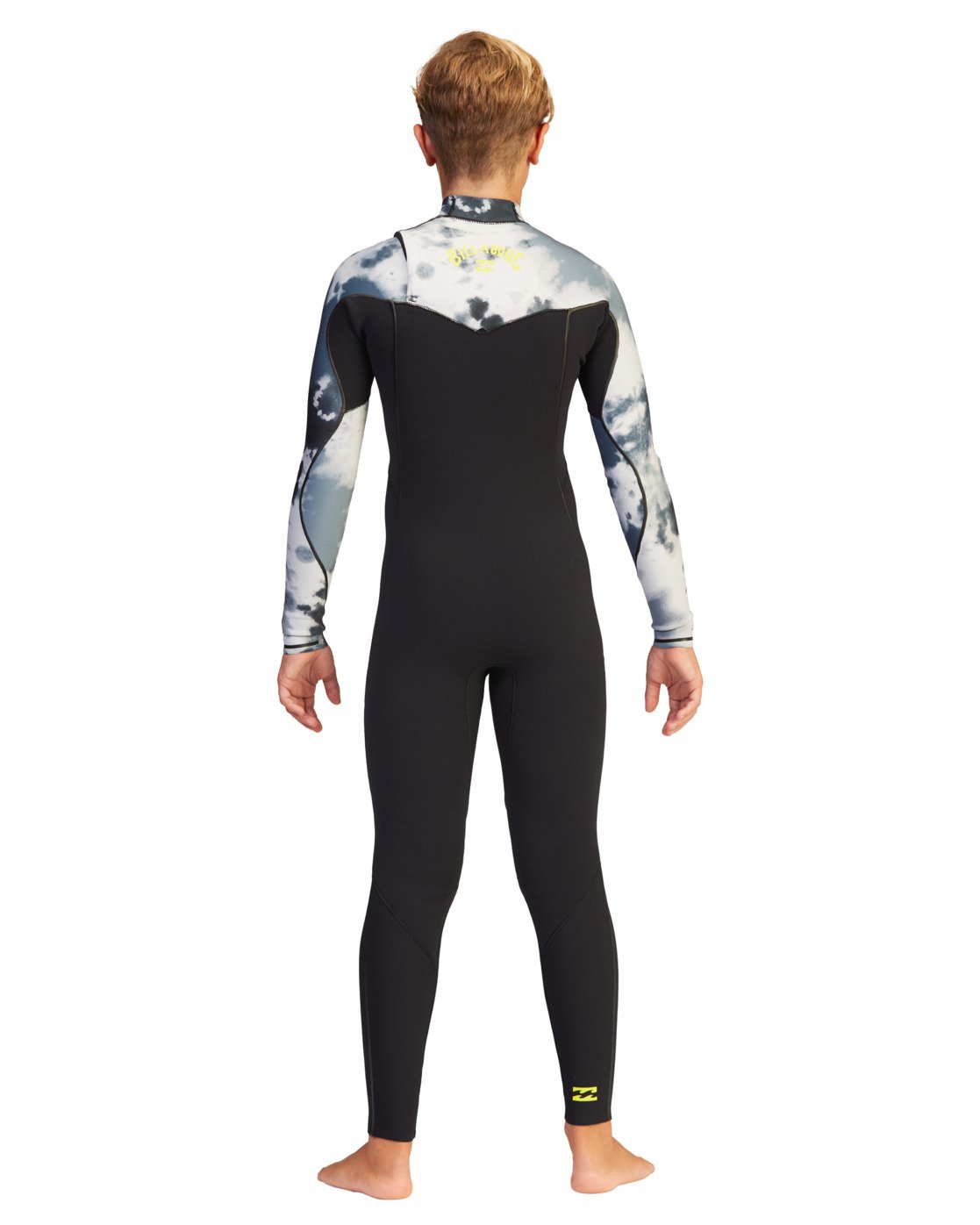 4/3mm Boy's Furnace Comp Full Wetsuit Pro Tie Dye Back