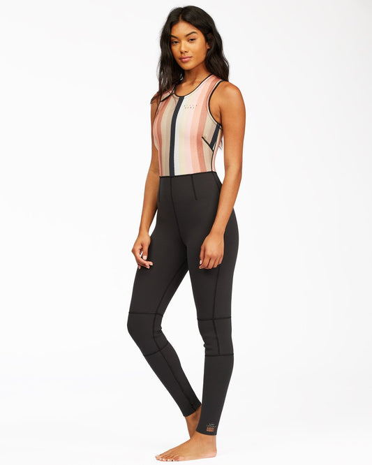 Billabong Sol Sistah Long Jane Spring Suit SERAPE STRIPE Side Front