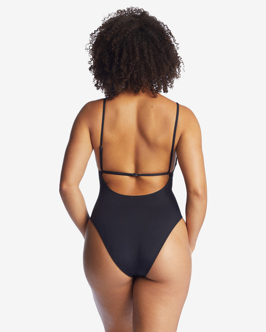 Billabong Sol Searcher One Piece Black Pebble Back