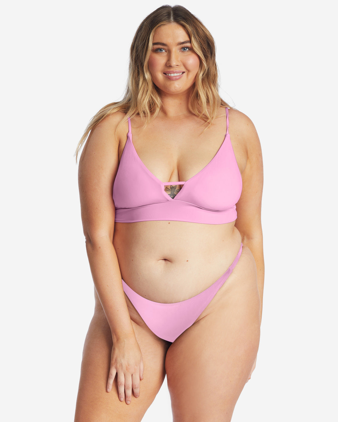 Billabong Sol Searcher Maya Bikini Bottom Paradise Pink Front