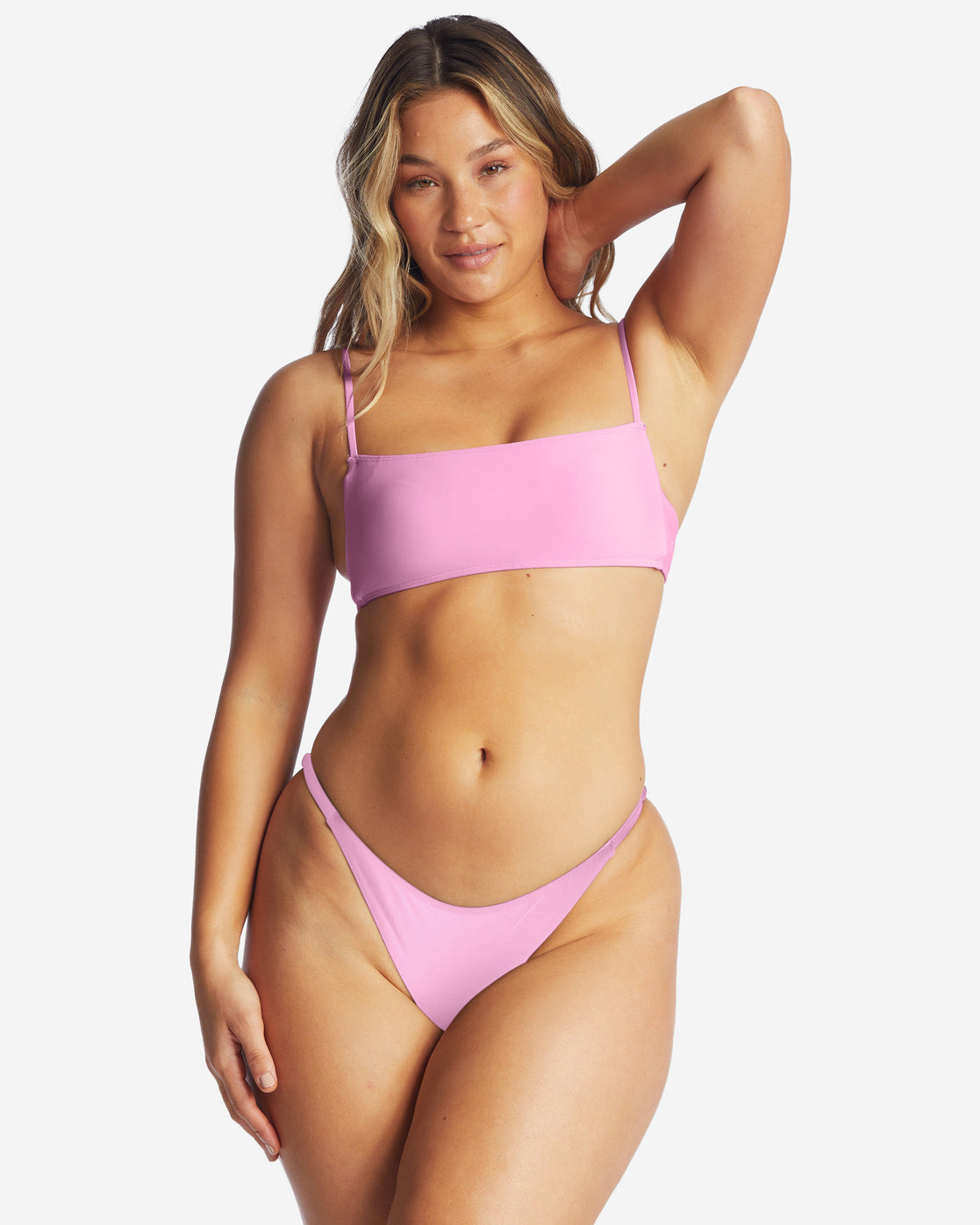 Billabong Sol Searcher Maya Bikini Bottom Paradise Pink Front