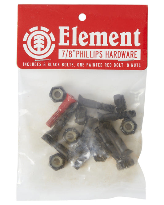 Element Phillips 7/8 inch .875 inches skateboard hardware packaged
