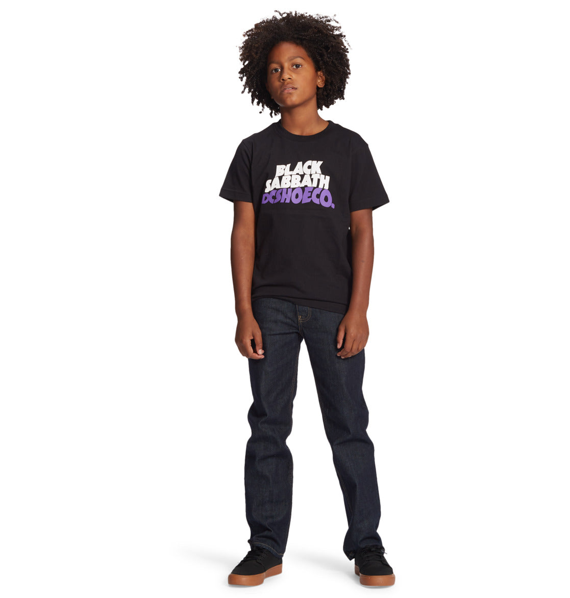 DC Boy's DC x Black Sabbath SS T-Shirt Model Front
