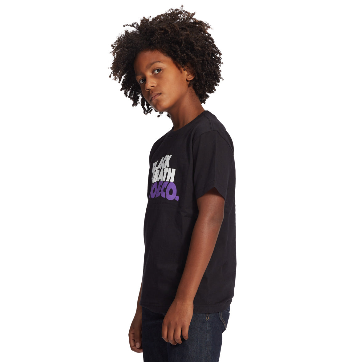 DC Boy's DC x Black Sabbath SS T-Shirt Model Left