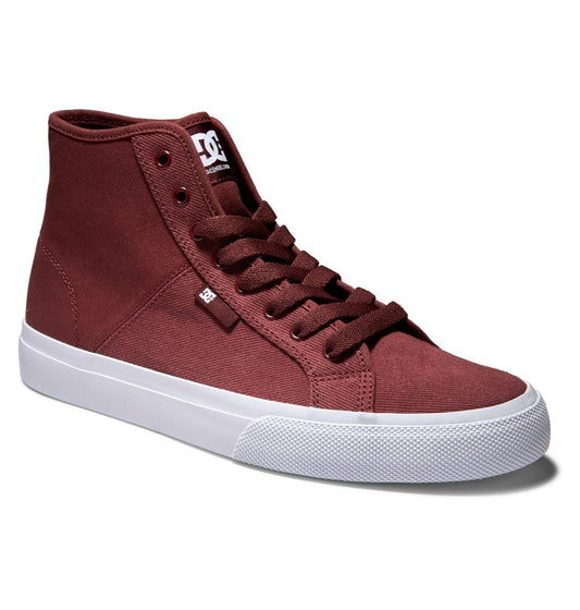 DC Manual High Top Textile SE Shoes Maroon
