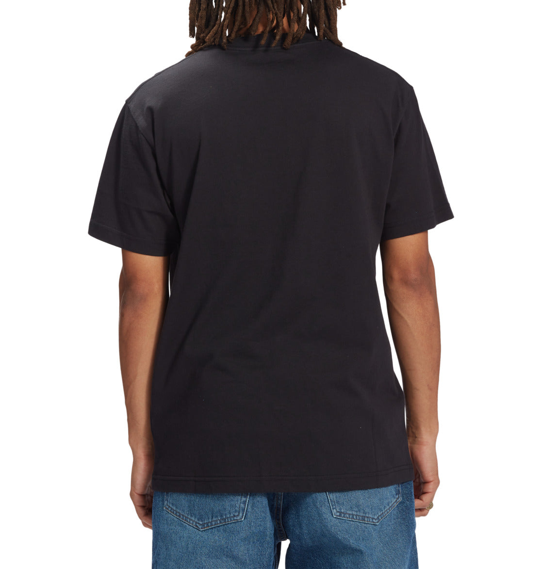 DC Shoes Mens Andy Warhol Series Life and Death Short Sleeve Tee Black Back Model