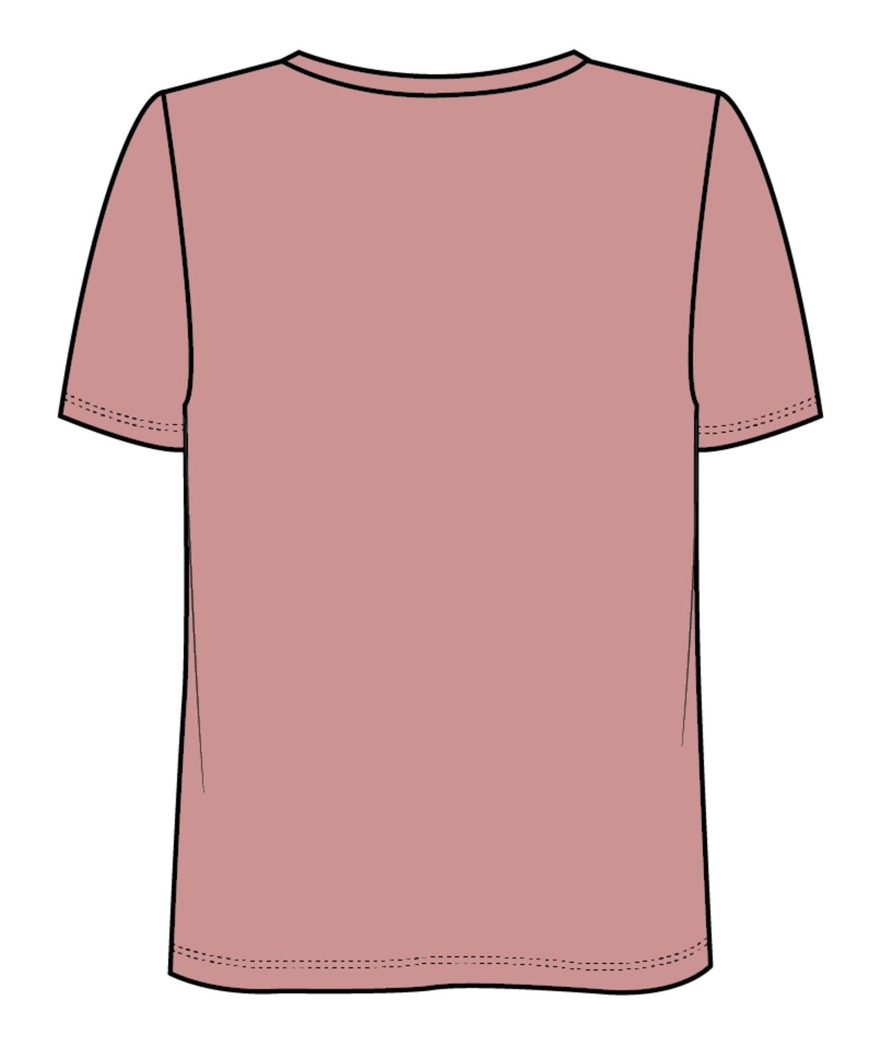 Roxy Girl's T4-16 Logo Fill Tropical Waikiki Hawaii Call BF Tshirt Pink