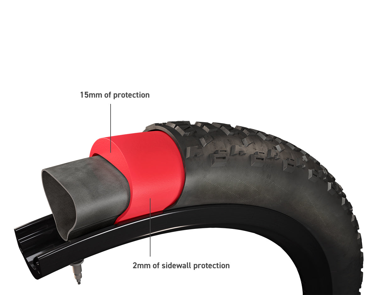 15mm protection on top 2mm sidewall protection