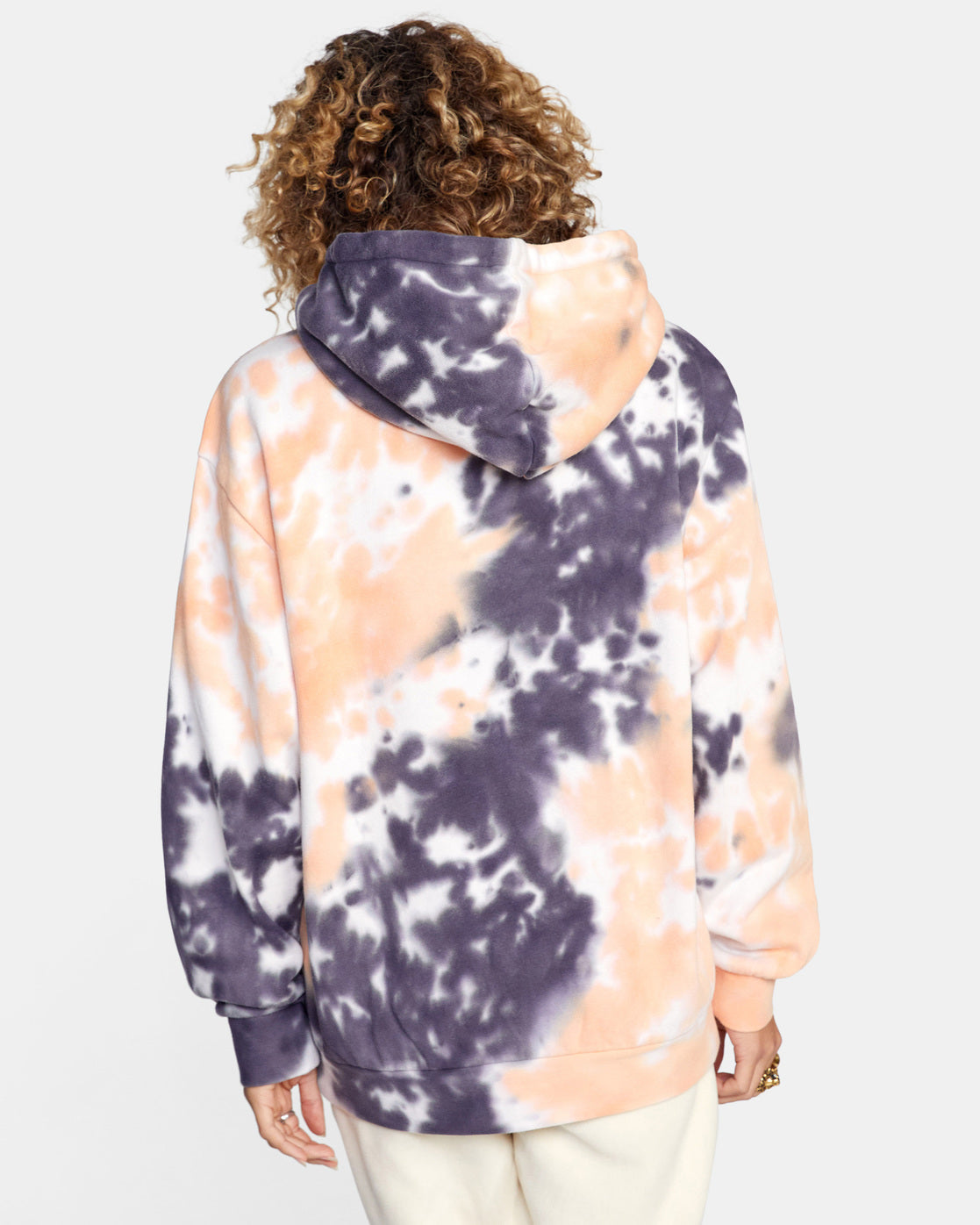 RVCA VA Worldwide Hoodie Coral Back