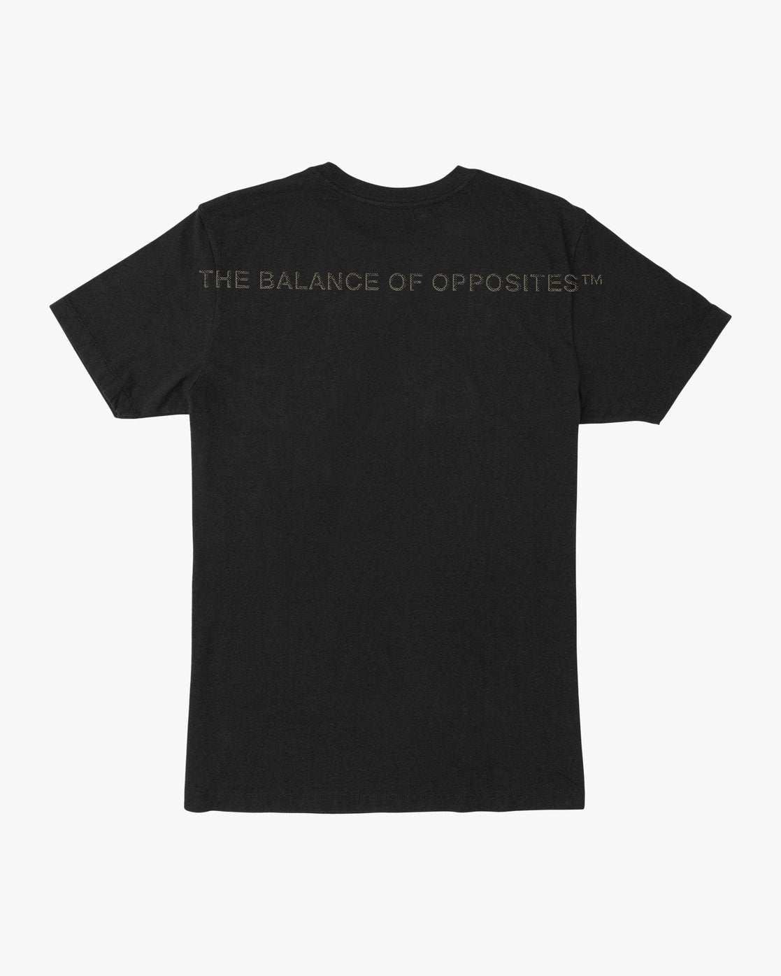 RVCA Typewriter Short Sleeve Black Back