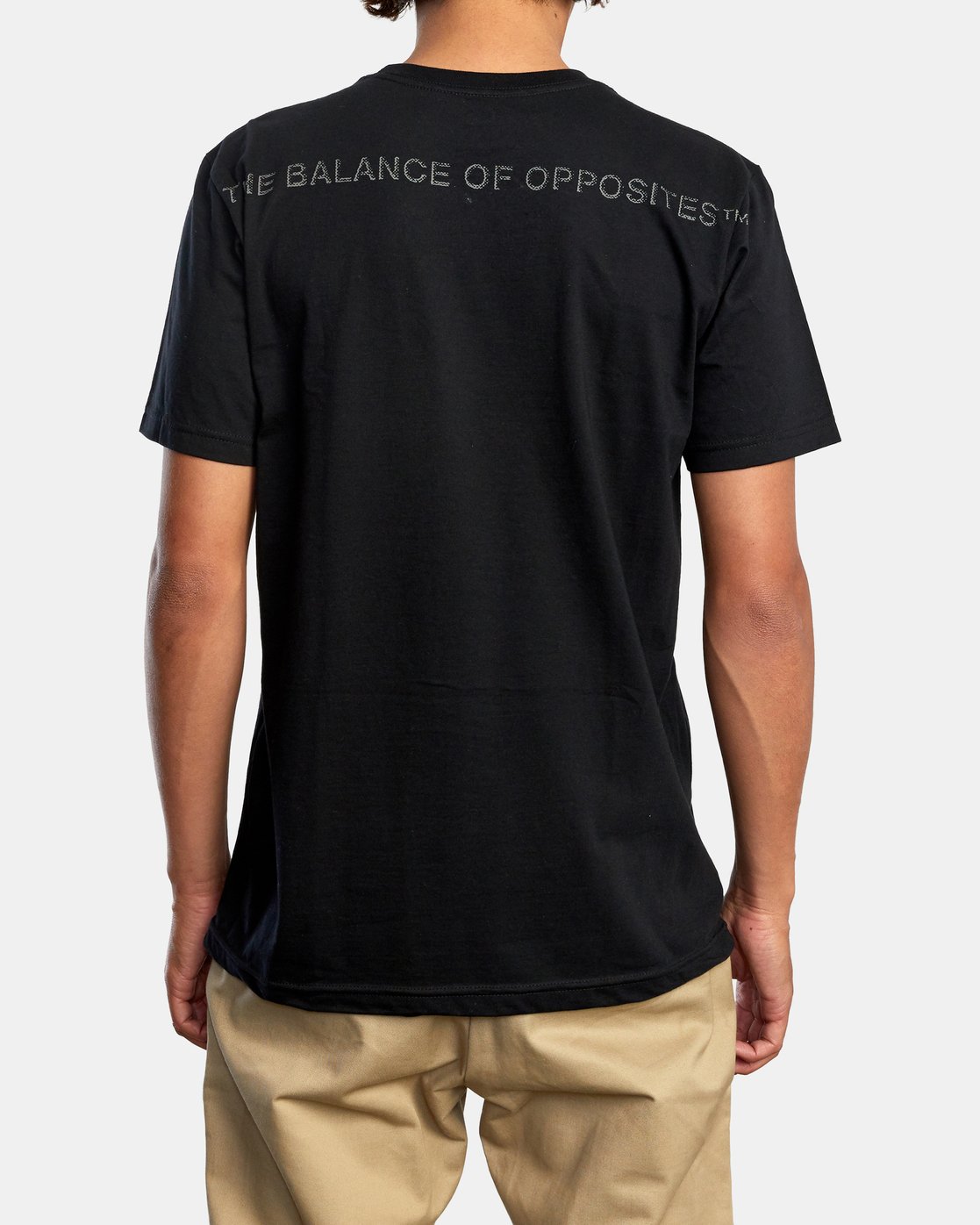 RVCA Typewriter Short Sleeve Black Back