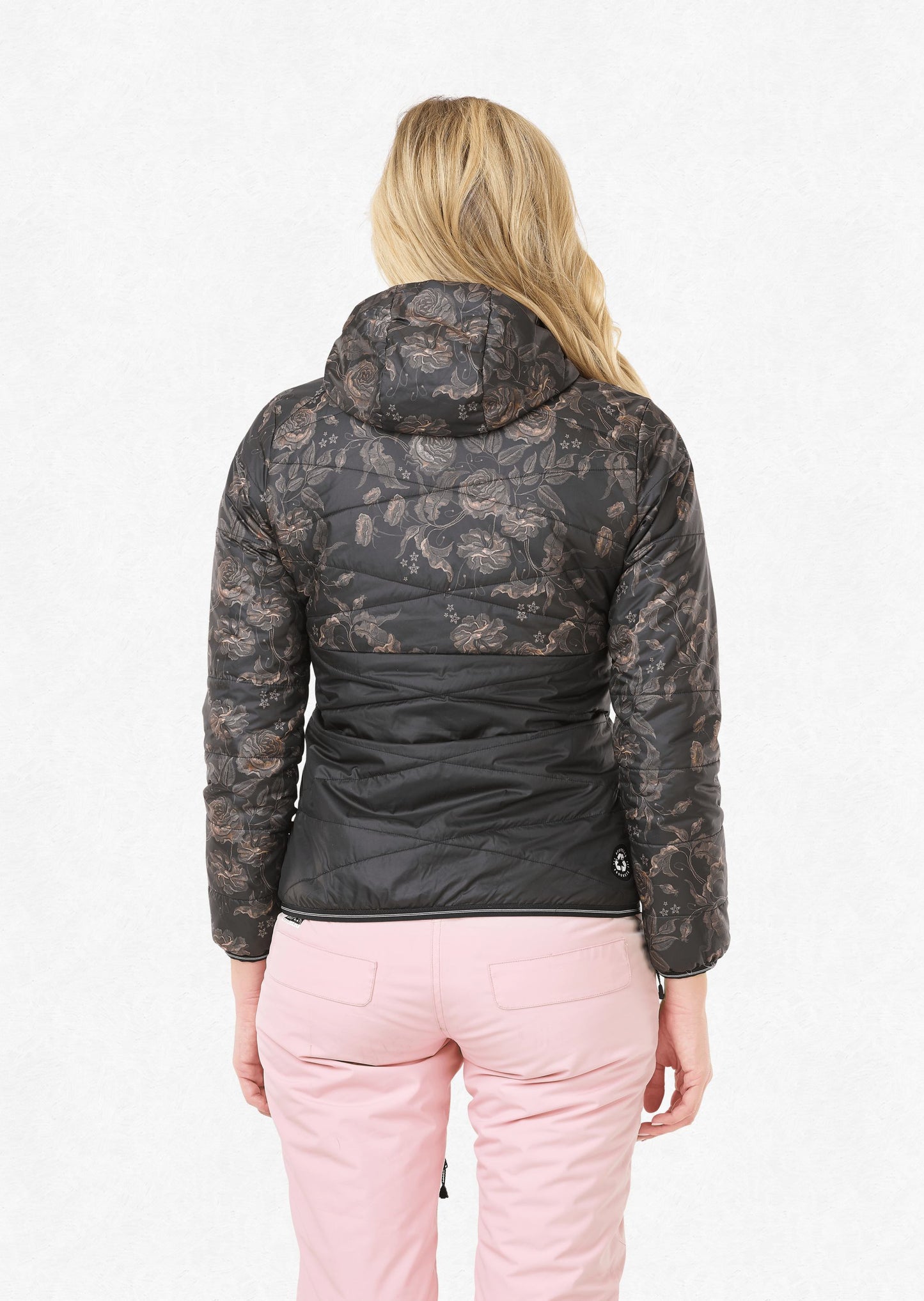 Picture Women's Chloe Reversible Synthetic Puffy Jacket Versaille Back Model