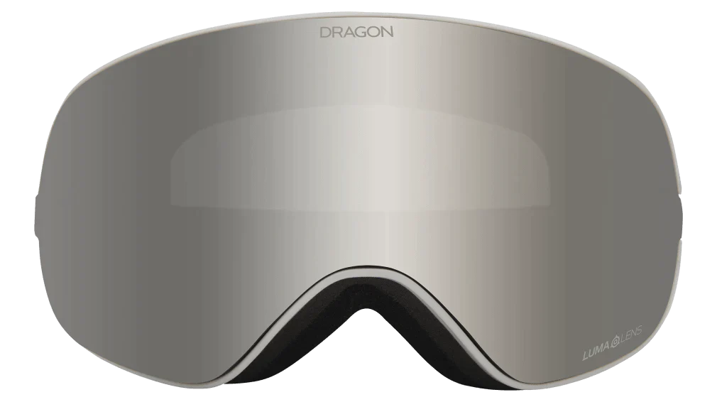 Dragon X2s Medium Fit Sperical Quick Change Goggles Coyote Silver Ion Mirror Front
