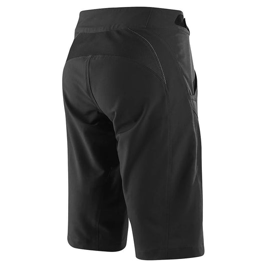 Troy Lee Designs Women's Mischief Padded MTB Mountain Bike Shorts with Liner Solid Black Back