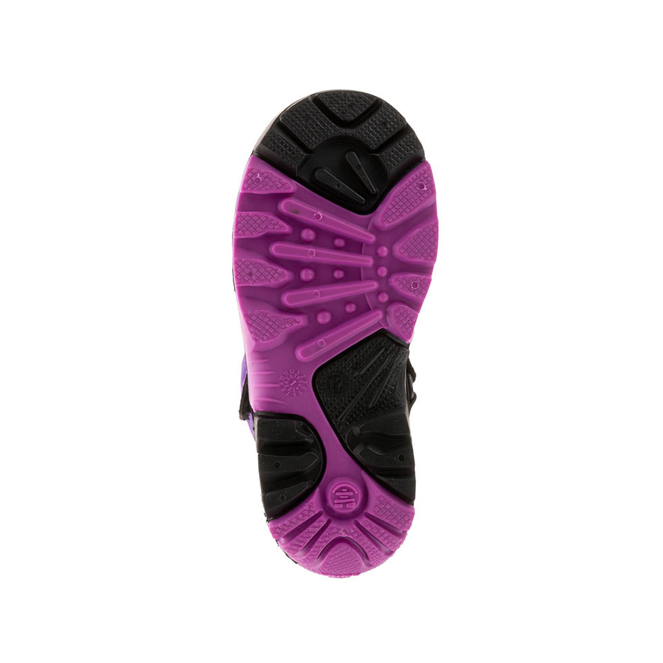 Kamik Kids Youth Rocket Winter Boot Insulated Waterproof Cold Weather Purple Orchid Bottom