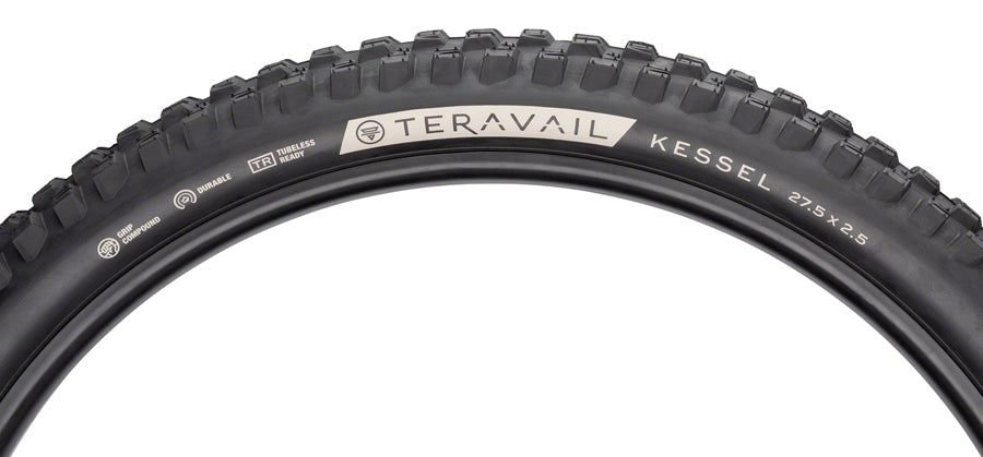 Teravail Kessel Trail All Mountan Enduro MTB Folding Tubeless Tire Black 27.5x2.5