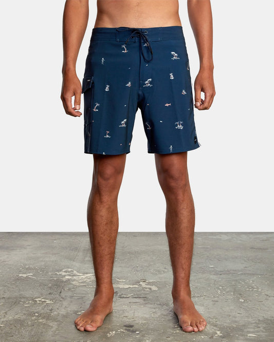 RVCA Restless Trunk New Navy