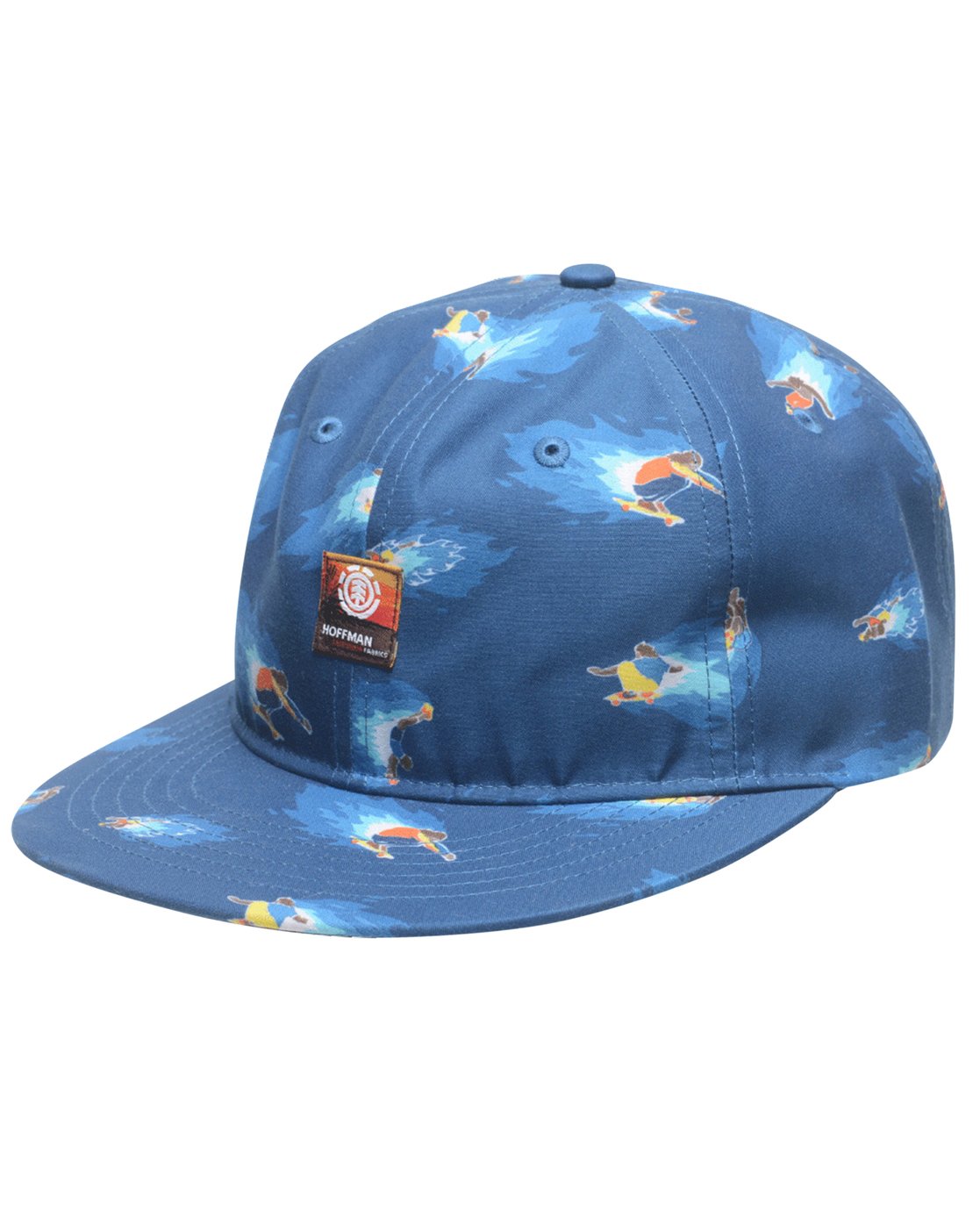 Element Hoffman 6 Panel Hat Blue Front Left
