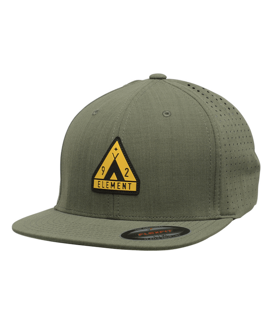 Element Men's Hogan Flexfit Cap Forest Heather Green