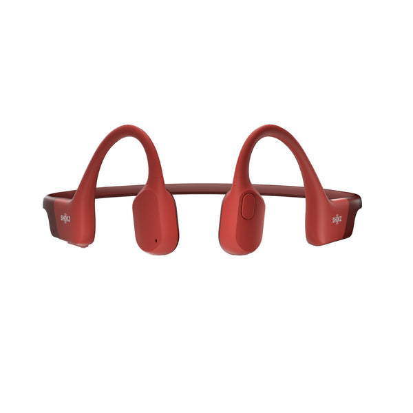 Shokz OpenRun Open Ear Headphones Ear Buds Red