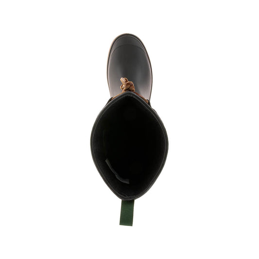 Kamik Abigail womans pull on waterproof winter fall spring rain snow boot black top inside