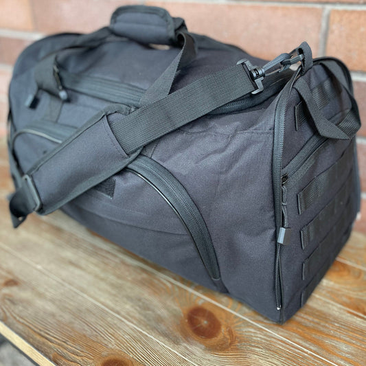 Wolftraders wolfNGo II 2 Locker Room Duffle Bag Black Main Extended