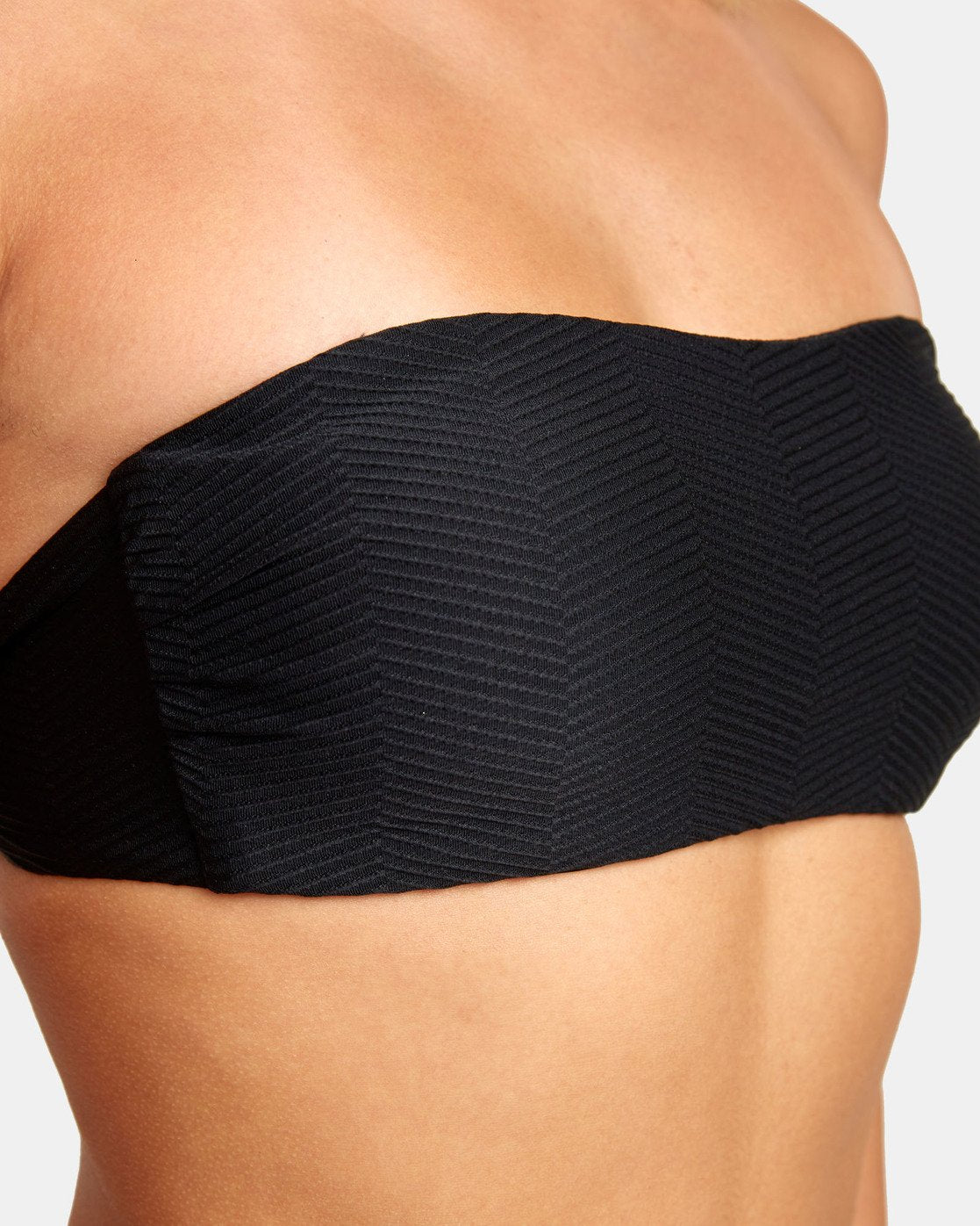 RVCA Bodega Bandeau Bikini Top Black