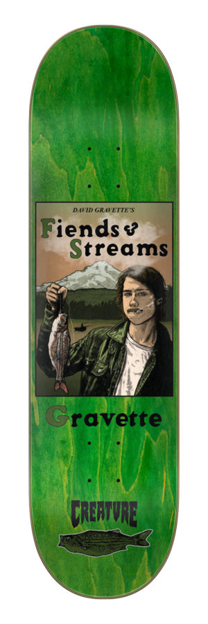 Creature Gravette Fiends and Streams Pro 8.3in x 32.2in Skateboard Deck