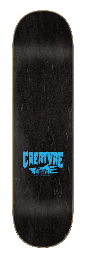 Creature Logo Outline Stumps 8.00in x 31.50in Skateboard Deck