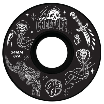 Creature Brue Killer Creature Trippy Tanks 8.60in x 30.70in Longboard Complete