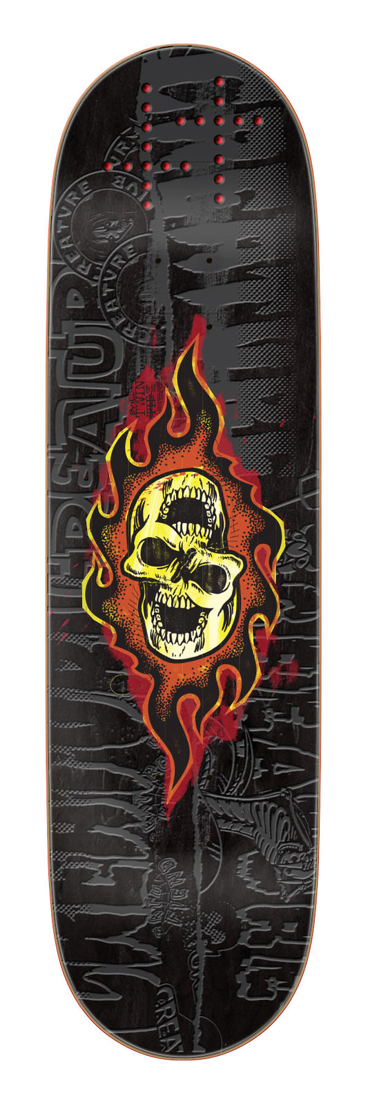 Creature Evil Twins Large 8.6in x 32.1in Twin Tip Skateboard Deck