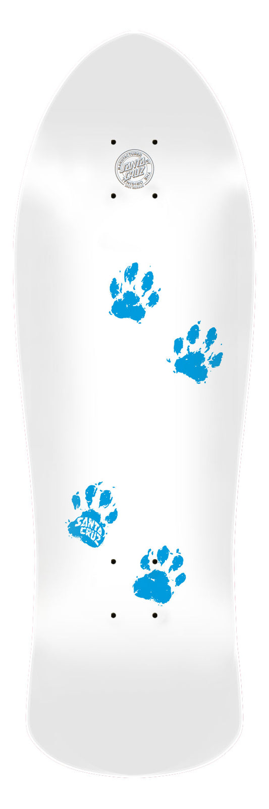 Santa Cruz Dressen Pup Reissue 9.5in x 29.44in Shaped Skateboard Deck