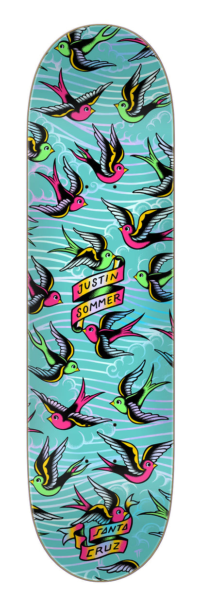 Santa Cruz Sommer Sparrows Pro 8.00in x 30.50in Skateboard Deck