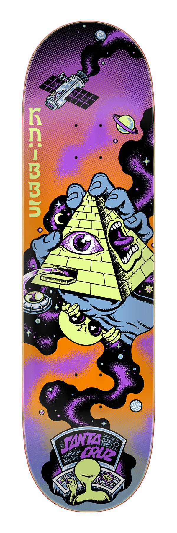 Santa Cruz Knibbs Invasion Hand Pro 8.50in x 31.60in Skateboard Deck